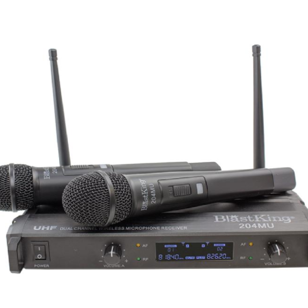 MICROFONO INALAMBRICO UHF 610-640 DUAL