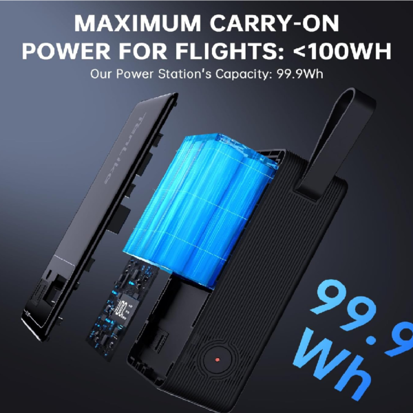 ESTACIÓN DE ENERGÍA PORTÁTIL DE 99.9 WH ESENCIALES PARA CAMPING - Imagen 5