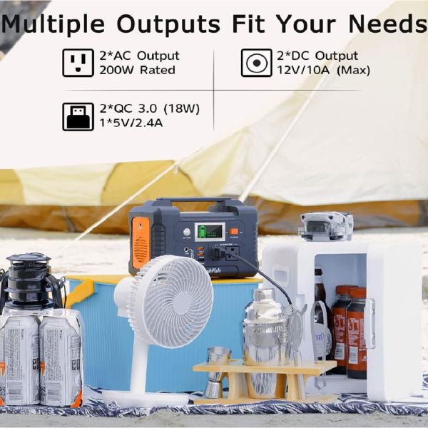 ESTACIÓN DE ENERGÍA PORTÁTIL DE 200 W - Imagen 4