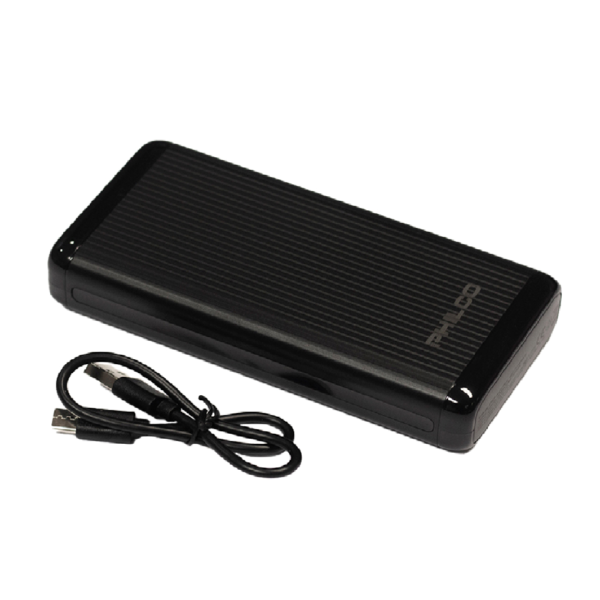 POWER BANK 20000MAH NEGRA PHILCO