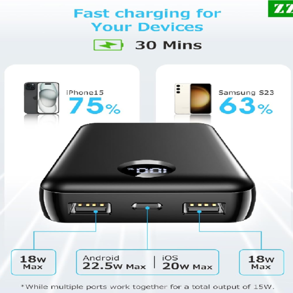 POWER BANK 40000MAH NEGRA - Imagen 4