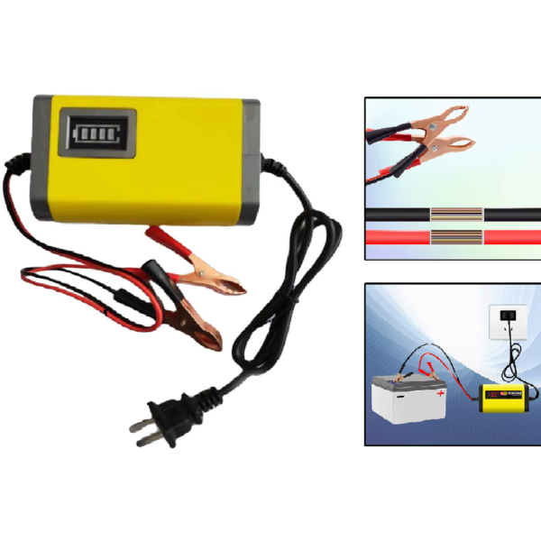 CARGADOR DE BATERIA ACIDO DE 12V 7-20 AH - Imagen 2