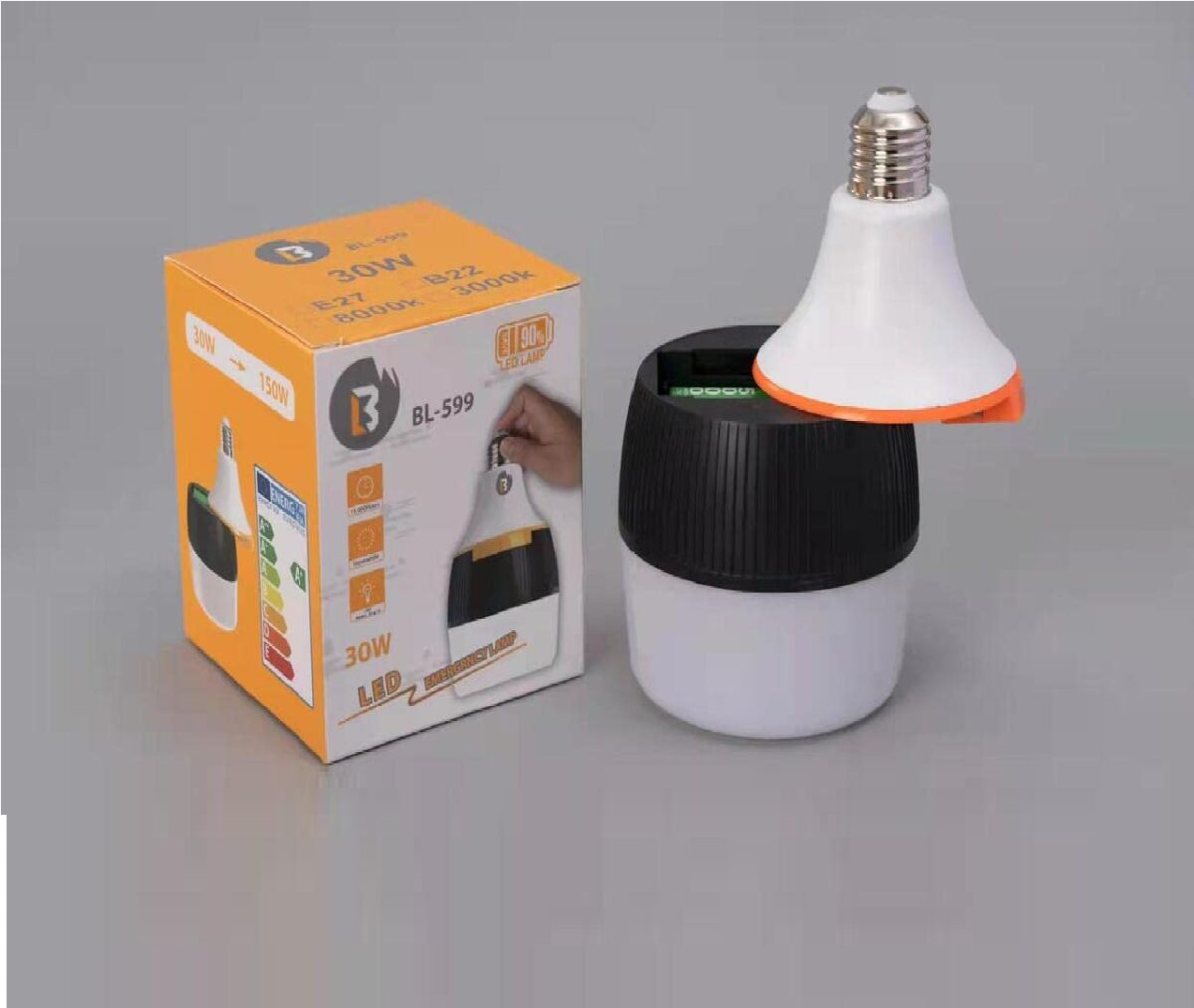 FOCO RECARGABLE 30W, 2400mAh, 100mm 3000lumens 1 FOCO RECARGABLE 30W, 2400mAh, 100mm 3000lumens - Imagen 1