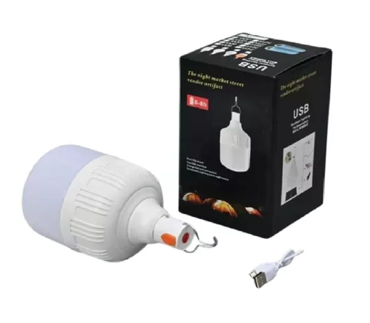 FOCO RECARGABLE USB, 40W, 3600mAh, 105mm - Imagen 1