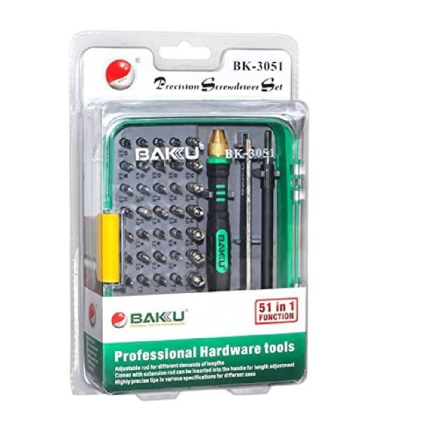 KIT DESTORNILLADORES 51 EN 1 BAKU