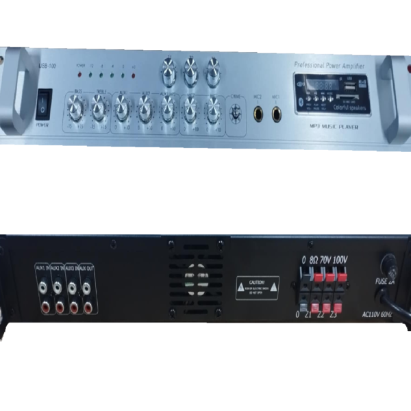 AMPLIFICADOR DIGITAL 100W-110V-4-16 OHMS