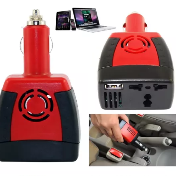 INVERSOR 150W ADAPTADOR CIGARRERA LAPTO-PC T-IPHP - Imagen 3