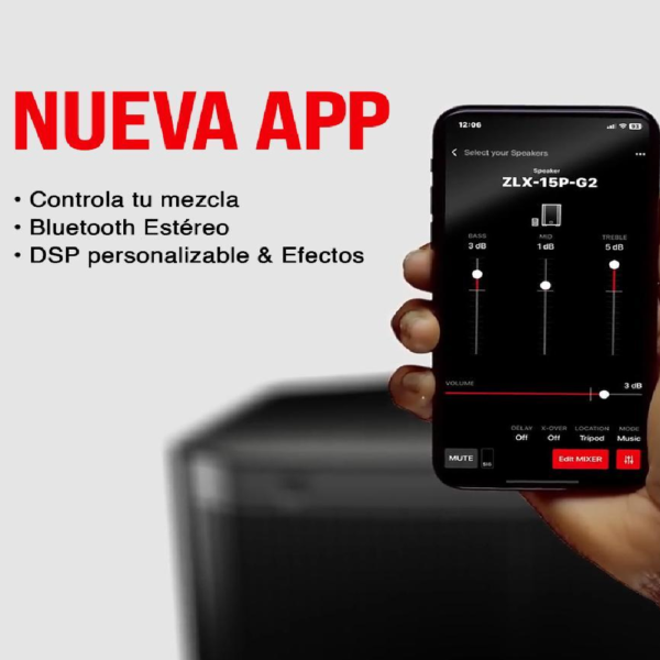 CAJA AMPLIFICADA ELECTRO VOICE PROFESIONAL ZLX-15P G2 - Imagen 3