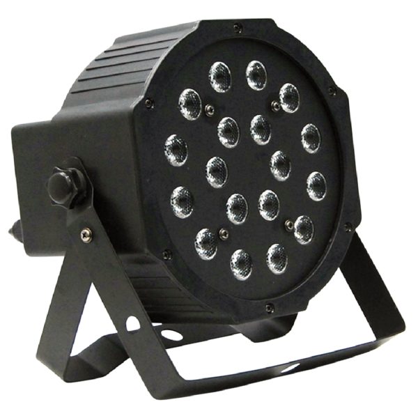 LUZ TACHO LED RGBW, 18LEDX1W, DMX-5