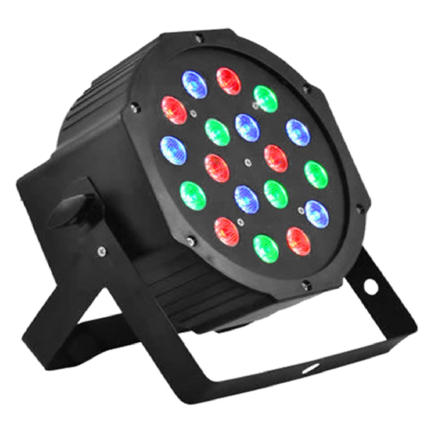 LUZ TACHO LED RGBW, 18LEDX1W, DMX-5 - Imagen 3