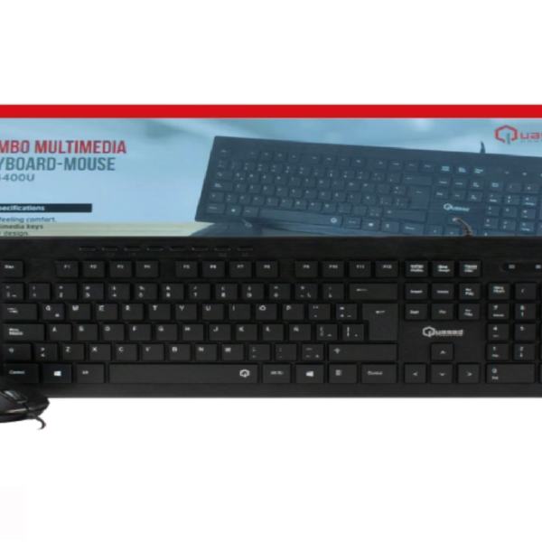 COMBO TECLADO + MOUSE USB QUASAD
