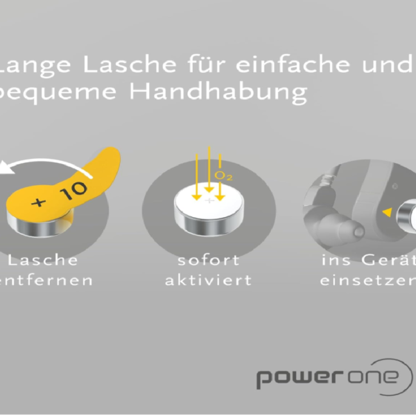 PILA DE AUDIFONO 10 1.45V BLISTER X6 POWER ONE - Imagen 4