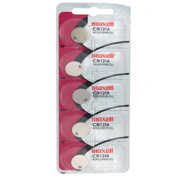 PILA DE RELOJ LITHIUM 3V MAXELL CR1216