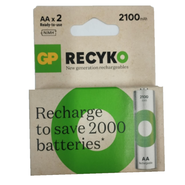 PILA RECARGABLE RECYCO 2100mah X2
