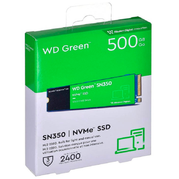 SSD WESTERN DIGITAL 500GB NVME GEN3 PCIE M2