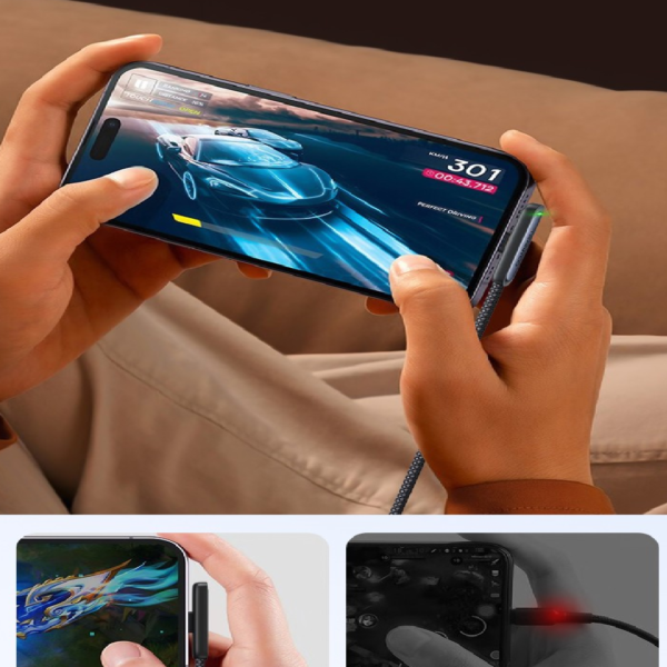 CABLE TIPO C A LIGHTNING 30W DE CARGA RÁPIDA - Imagen 3