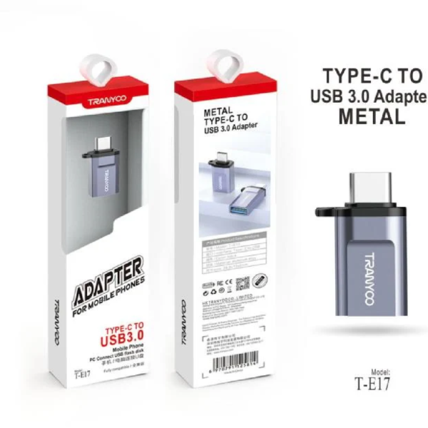 CONECTOR TIPO C A 3.0 USB TRANYOO TR-E17