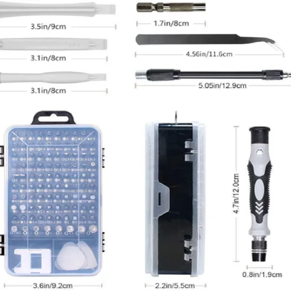 DESTORNILLADOR KIT 117 PCS MANGO/ANTIESTATICO PLASTICO - Imagen 2