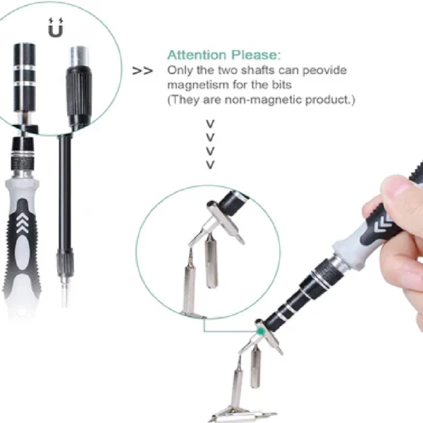 DESTORNILLADOR KIT 117 PCS MANGO/ANTIESTATICO PLASTICO - Imagen 5