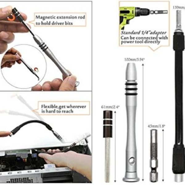 DESTORNILLADORES DE PECISION KIT 60 EN 1 KS-8061 - Imagen 4