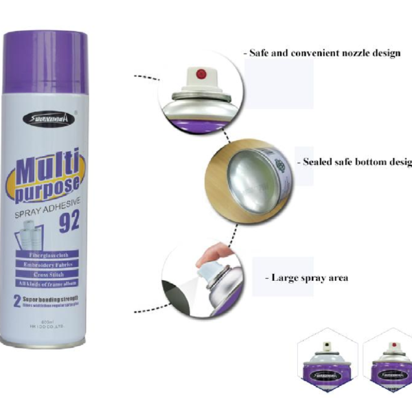 ADHESIVO EN AEROSOL MULTIUSO 600ML