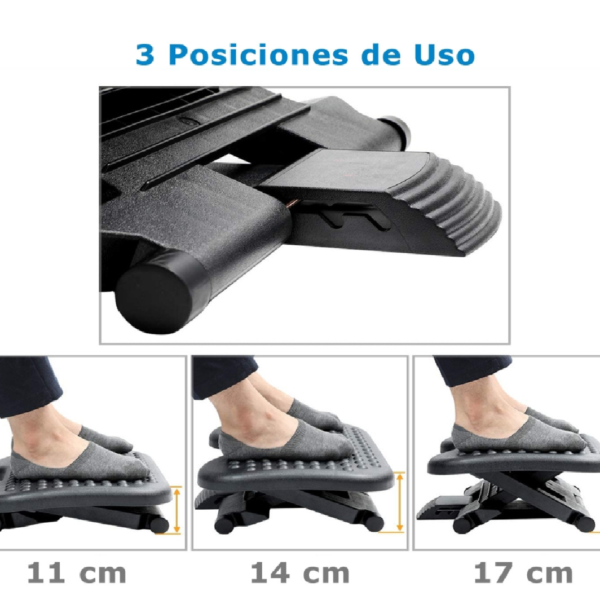 APOYA PIES ERGONOMICO 3 POSICIONES - Imagen 3
