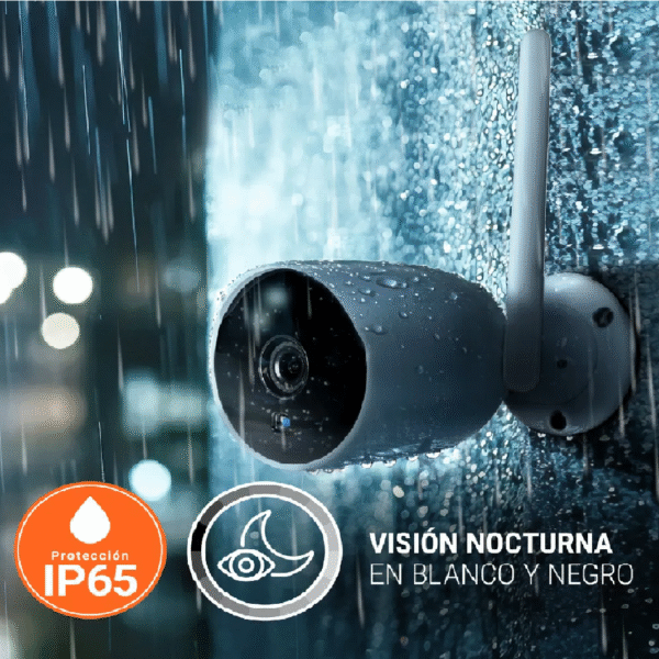 CAMARA WIFI TIPO BALA 2MP PARA EXTERIOR - Imagen 5