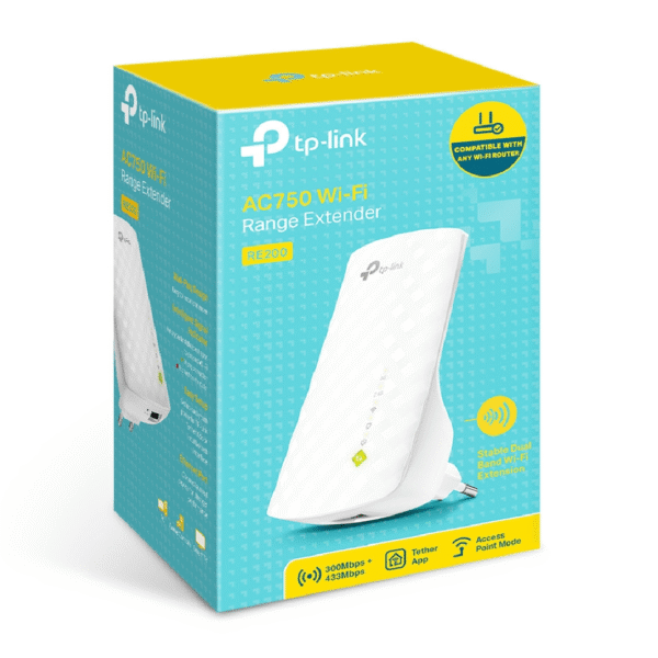 EXTENSOR WIFI DUAL BAND AC750 433MBPS AT 5GHZ