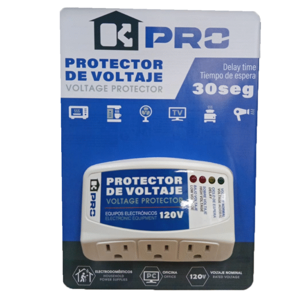 PROTECTOR DE VOLTAJE 120V POLARTEK