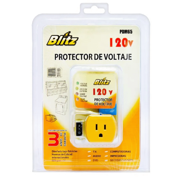 PROTECTOR DE VOLTAJE 90V-140V 50/60HZ