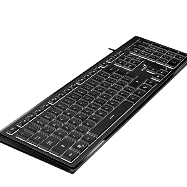 TECLADO GENIUS SlimStar 820 Illuminated Slim USB with AI Copilot - Imagen 3