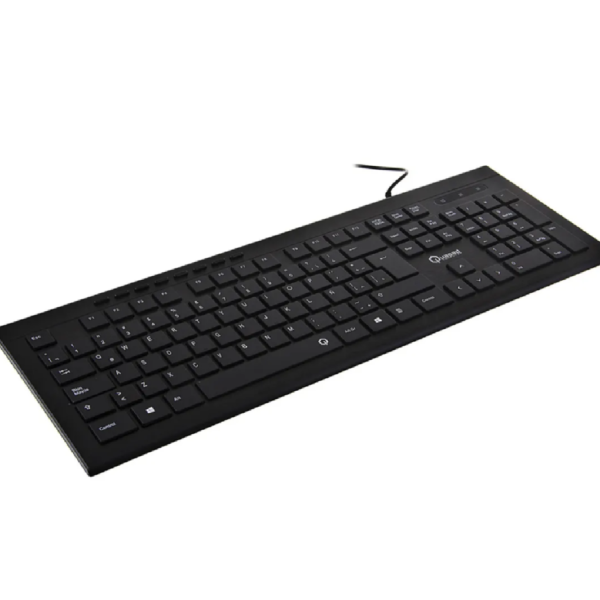 TECLADO QUASAD WIRED BLACK USB - Imagen 3