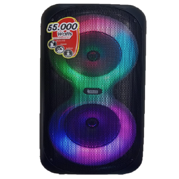 CAJA AMPLIFICADA CON BATERIA 2X6 PULGADAS RM26
