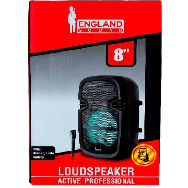 CAJA AMPLIFICADA CON BATERIA 8 PULGADAS - Imagen 3