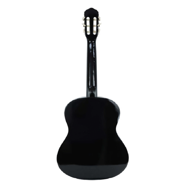 GUITARRA CLÁSICA NEGRA DE MADERA DE ABETO Y TILO 39# - Imagen 3