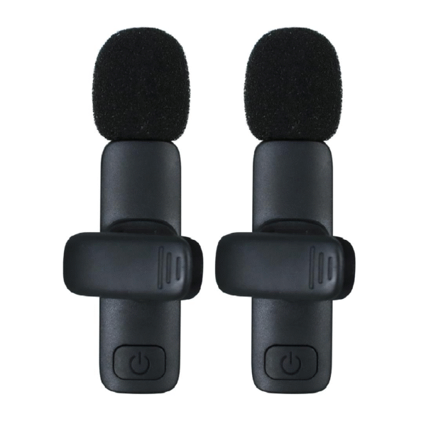 MICROFONO DE SOLAPA DUO K9 IPHONE INALAMBRICO - Imagen 3