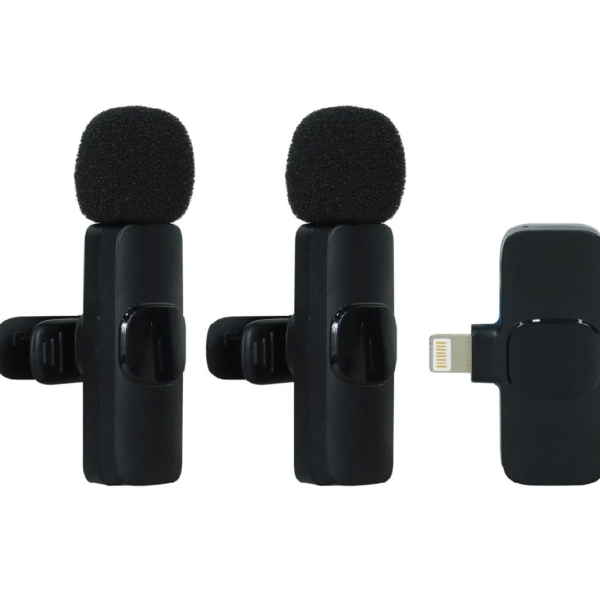MICROFONO DE SOLAPA DUO K9 IPHONE INALAMBRICO