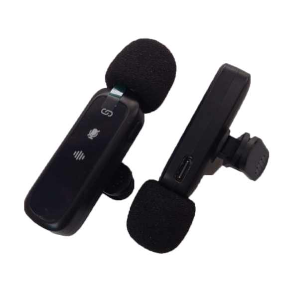 MICROFONO DE SOLAPA DUO TIPO C INALAMBRICO - Imagen 2