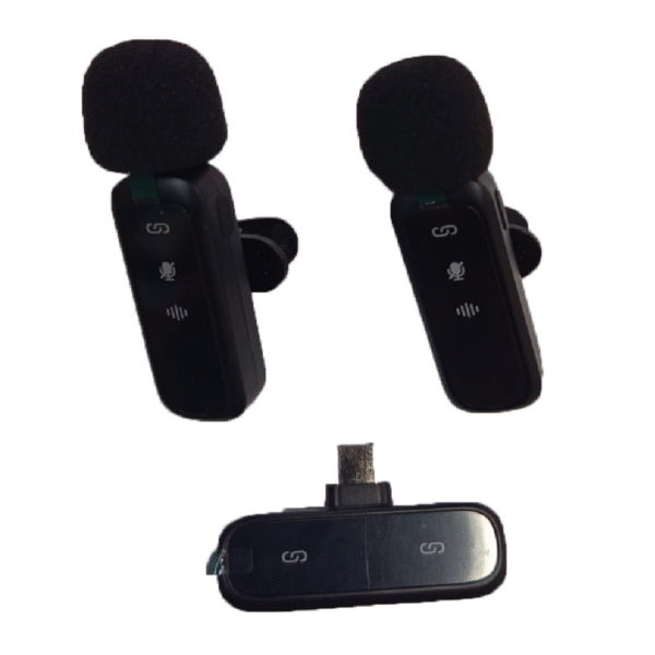 MICROFONO DE SOLAPA DUO TIPO C INALAMBRICO - Imagen 3