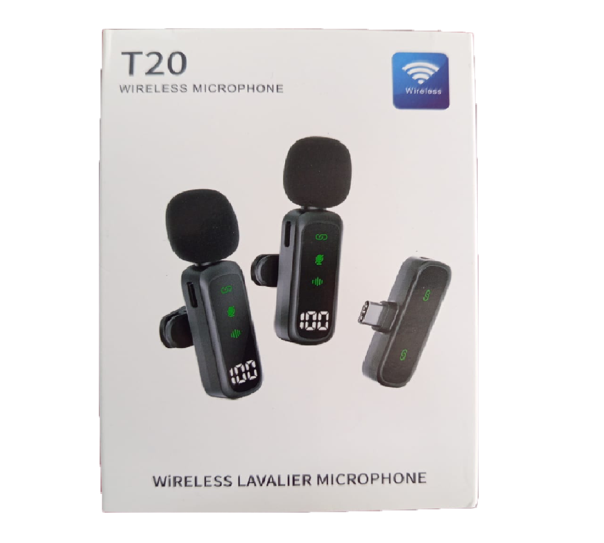 MICROFONO DE SOLAPA DUO TIPO C INALAMBRICO MICROFONO DE SOLAPA DUO TIPO C INALAMBRICO - Imagen 1