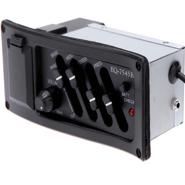 SISTEMA ECUALIZADOR DE 4 BANDAS PARA GUITARRA ACÚSTICA