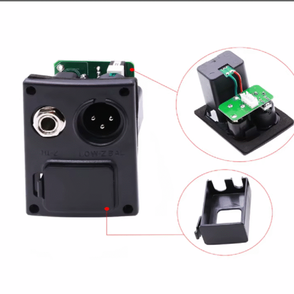 SISTEMA ECUALIZADOR DE 5 BANDAS DIGITAL PARA GUITARRA ACÚSTICA - Imagen 3