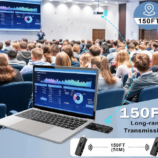 TRANSMISOR Y RECEPTOR INALÁMBRICO HDMI 50M DISTANCIA - Imagen 3
