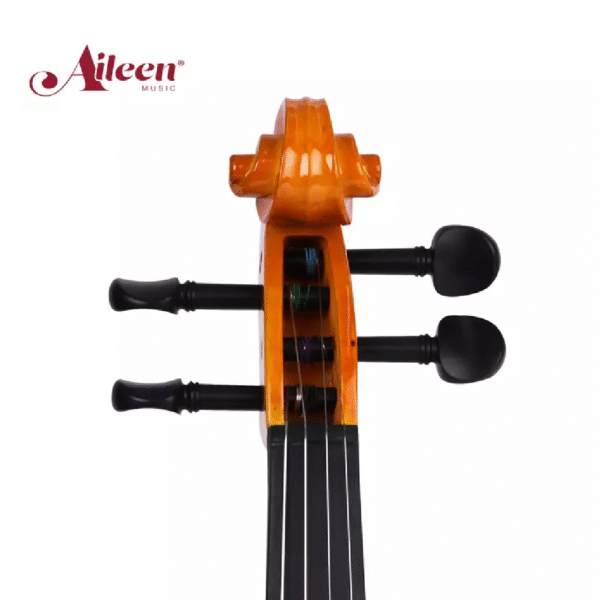 VIOLÍN ELÉCTRICO 4/4 CUERPO SÓLIDO DE OKOUME Y PLÁSTICO CON DIAPASÓN DE ÉBANO - Imagen 3