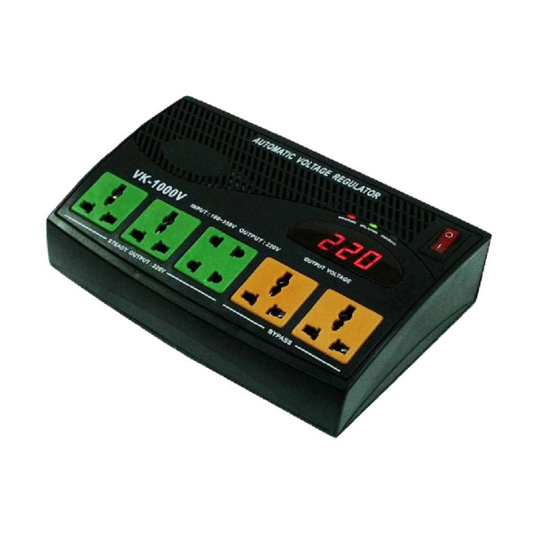 REGULADOR DE VOLTAJE DIGITAL 6 PUERTOS 800WATTS - Imagen 2