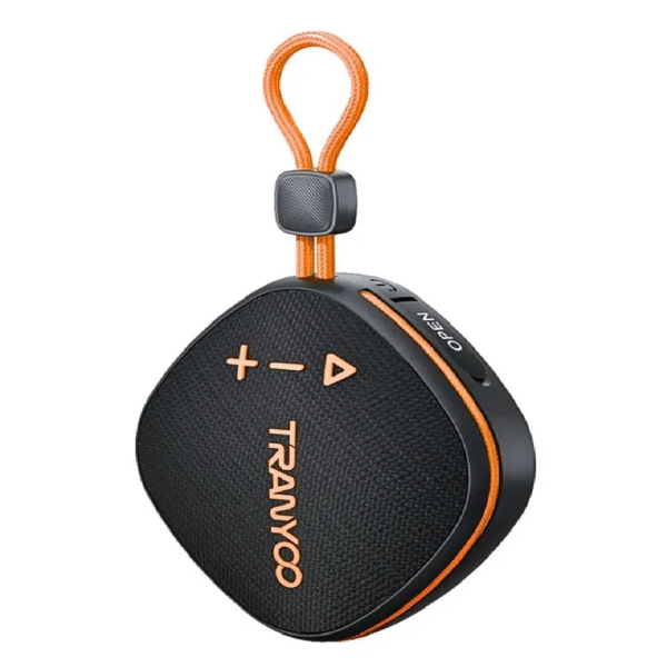 PARLANTE PEQUEÑO PORTÁTIL-INALÁMBRICO PARA EXTERIORES NARANJA - Imagen 2