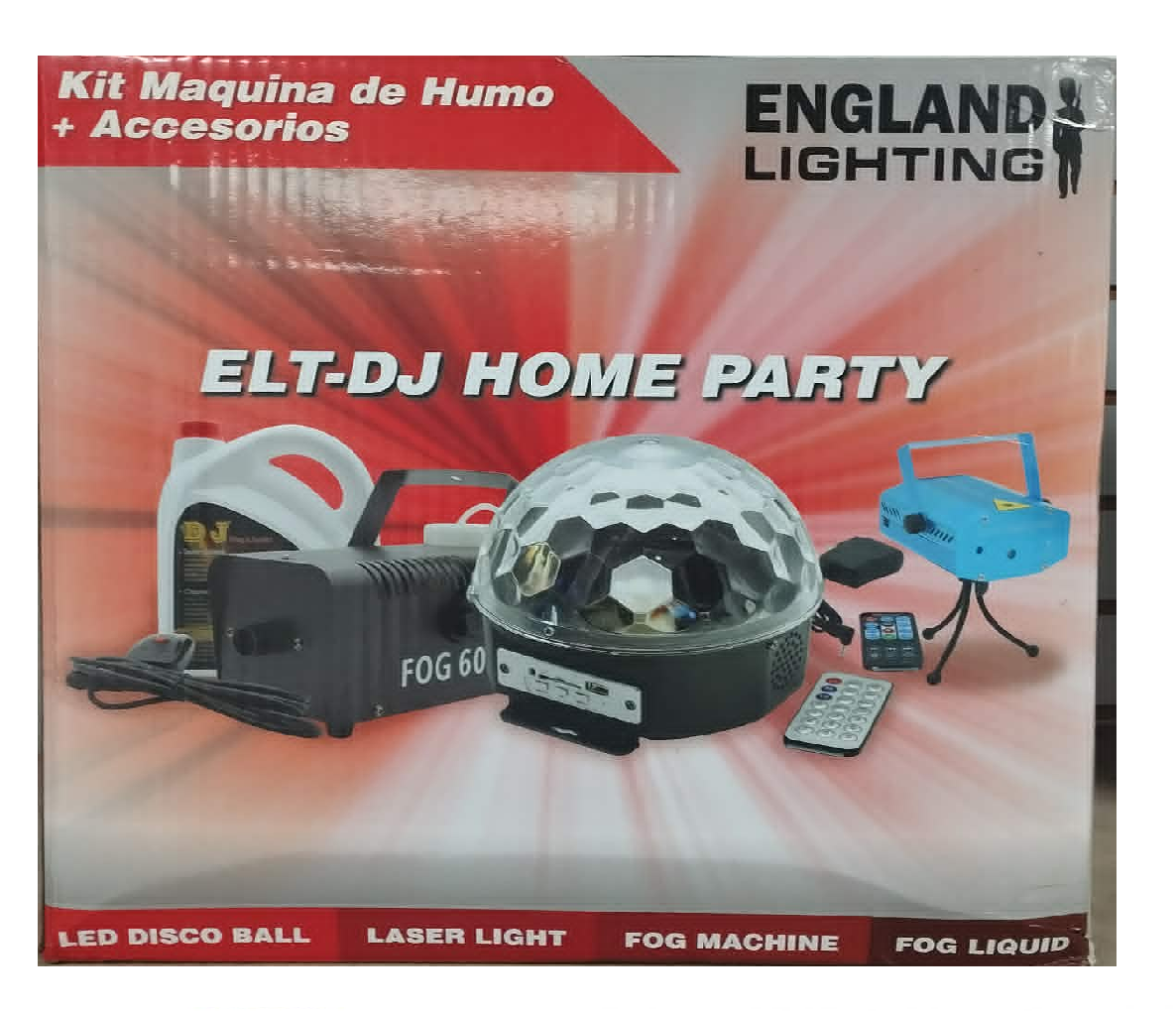 KIT DE LUCES, LASER Y CAMARA DE HUMO 1 KIT DE LUCES, LASER Y CAMARA DE HUMO - Imagen 1