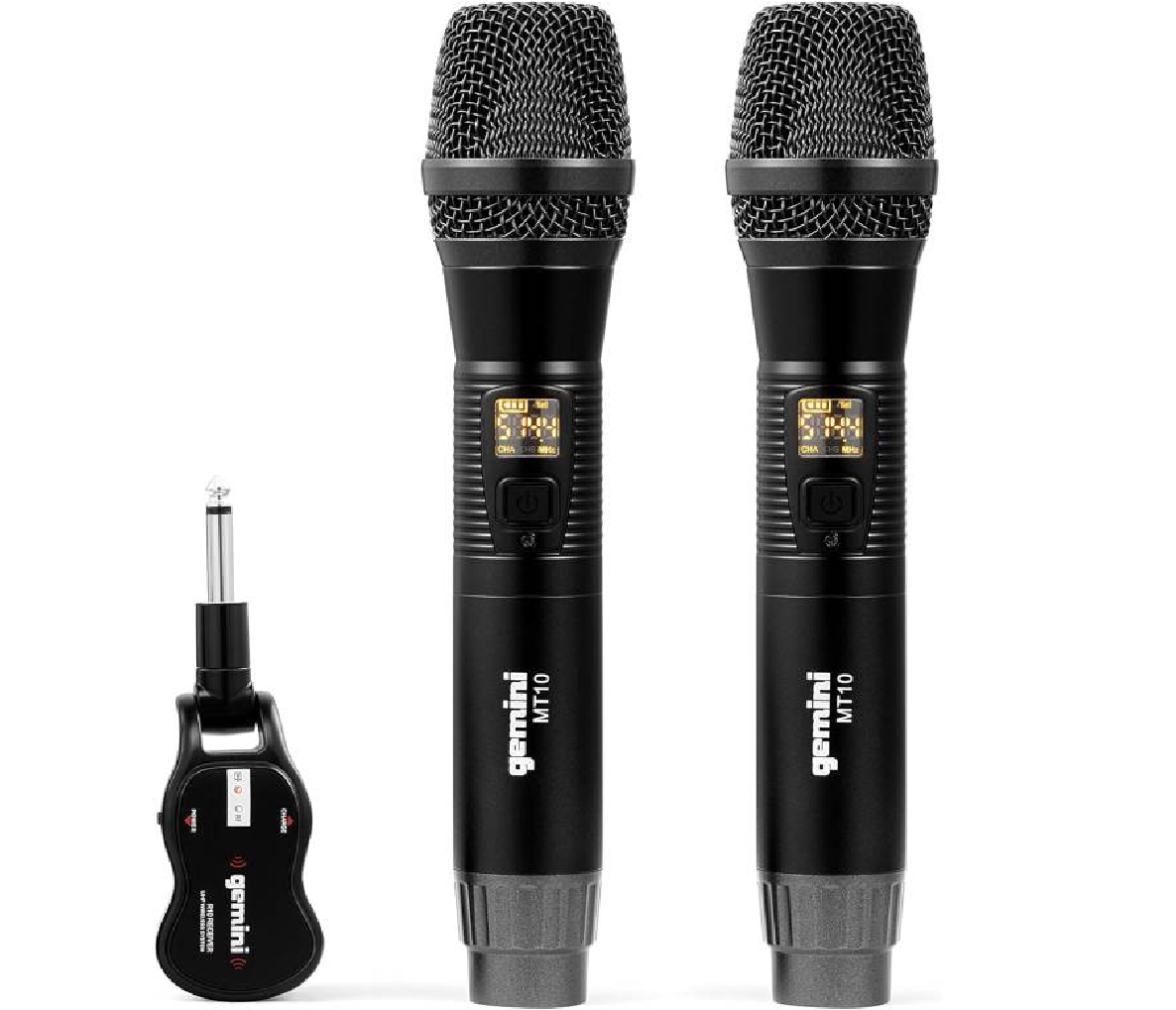 MICROFONO INALAMBRICO UHF RECARGABLE, D MICROFONO DOBLE INALAMBRICO UHF RECARGABLE, DE MANO - Imagen 1