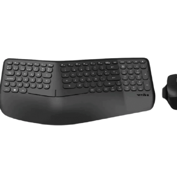 COMBO TECLADO Y MOUSE ERGONOMICO INALANBRICO