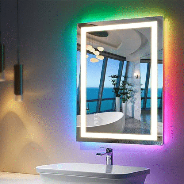 INTERRUPTOR TÁCTIL PARA ESPEJO 12V/60W PARA LED RGB+3 LED BLANCOS - Imagen 2